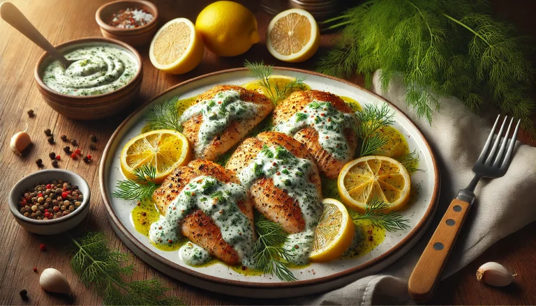 Hudsons Baked Tilapia With Dill Sauce Recipe
