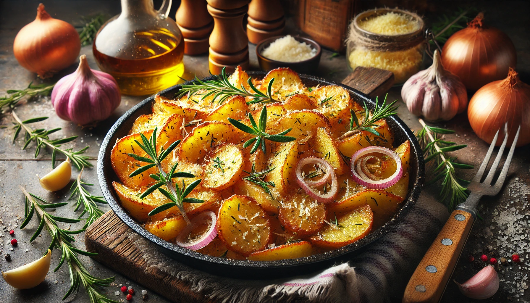 Italian Pan Fried Potatoes