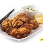 Karaage Japanese Fried Chicken Recipe with Honey Mayoster Sauce