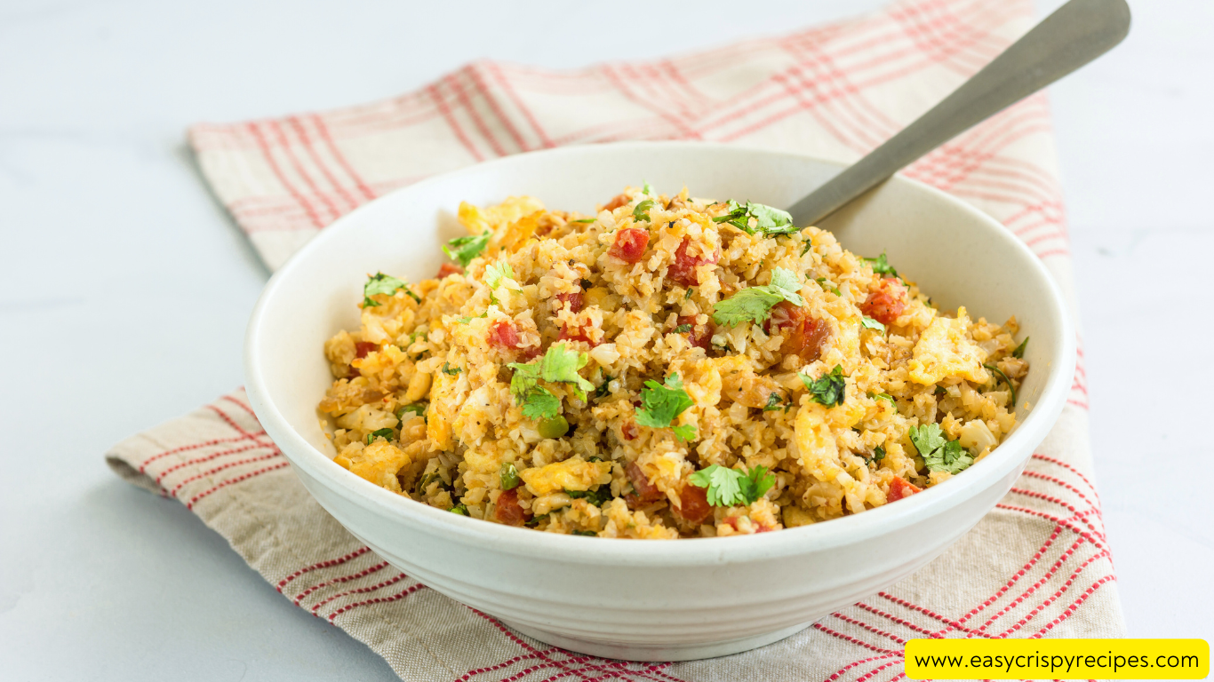 Keto Pork and Veggie Cauliflower Fried Rice Recipe