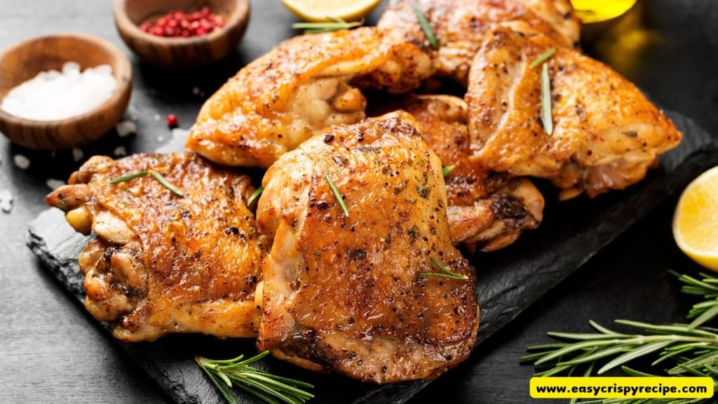 Marinated Fried Chicken Thighs