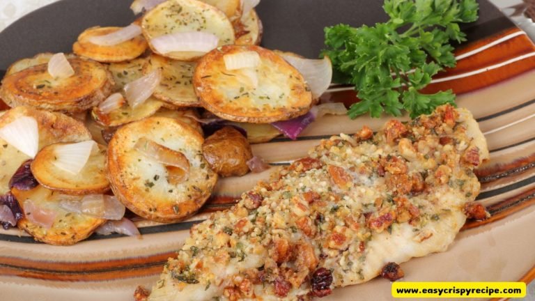 Onion Dijon Crusted Catfish Recipe