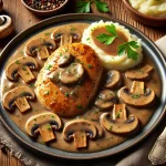 Pan Fried Chicken Breast With Mushroom