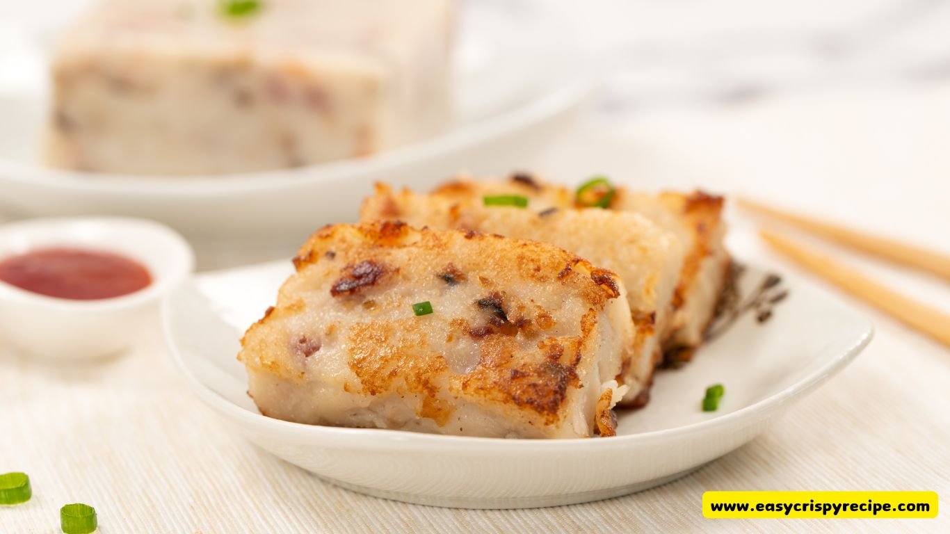 Pan Fried Daikon Cake Recipe