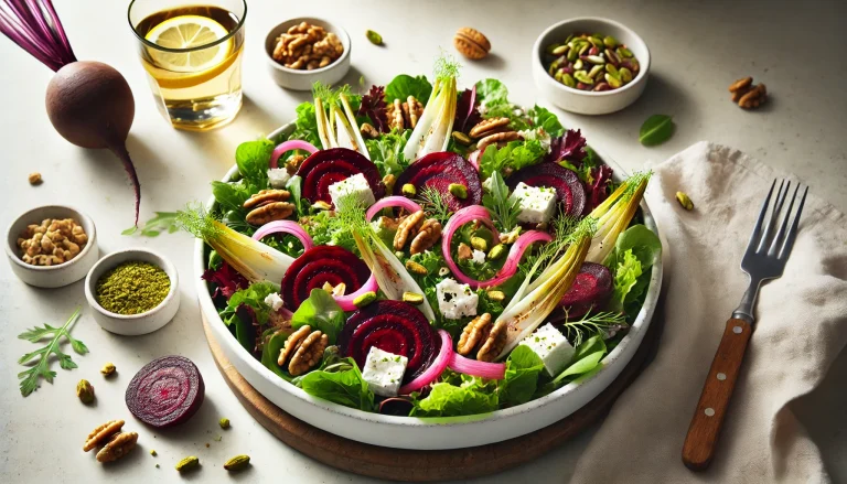 Roasted Beet Goat Cheese And Fennel Salad