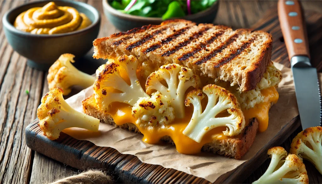 Roasted Cauliflower Grilled Cheese: Easy, Healthy Recipe 1 Roasted Cauliflower Grilled Cheese Recipe