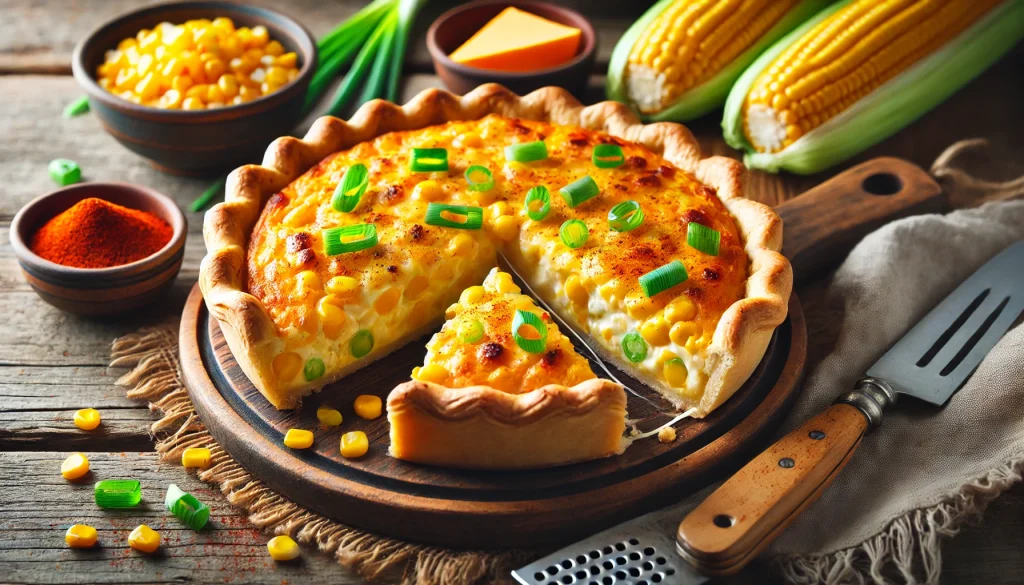 Roasted Corn Breakfast Pie Recipe