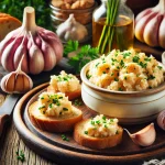 Roasted Elephant Garlic Cheese Spread Recipe