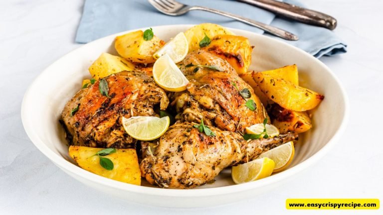 Roasted Lemon Chicken Thighs with Potatoes