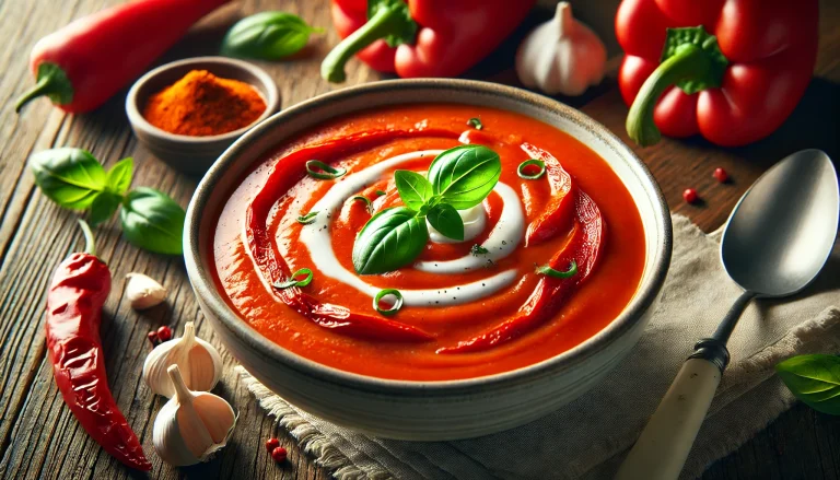 Roasted Red Bell Pepper Soup Recipe
