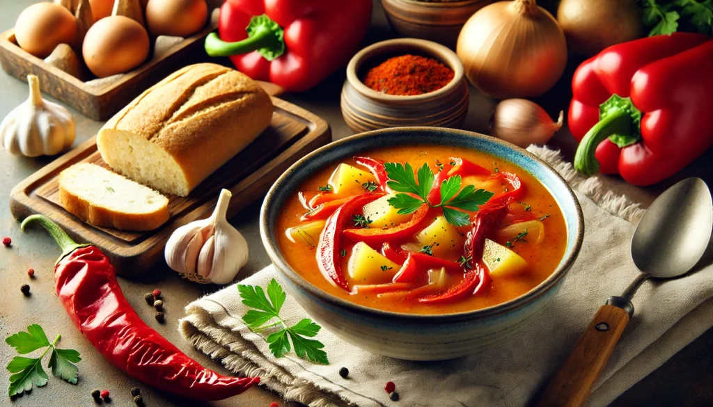 Roasted Red Pepper And Potato Soup Recipe