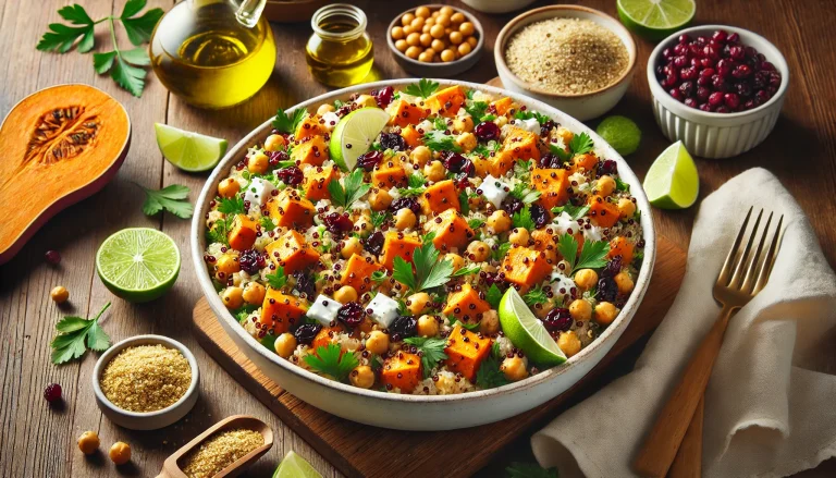 Roasted Sweet Potato Quinoa Salad