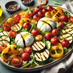 Roasted Veggie Salad with Burrata