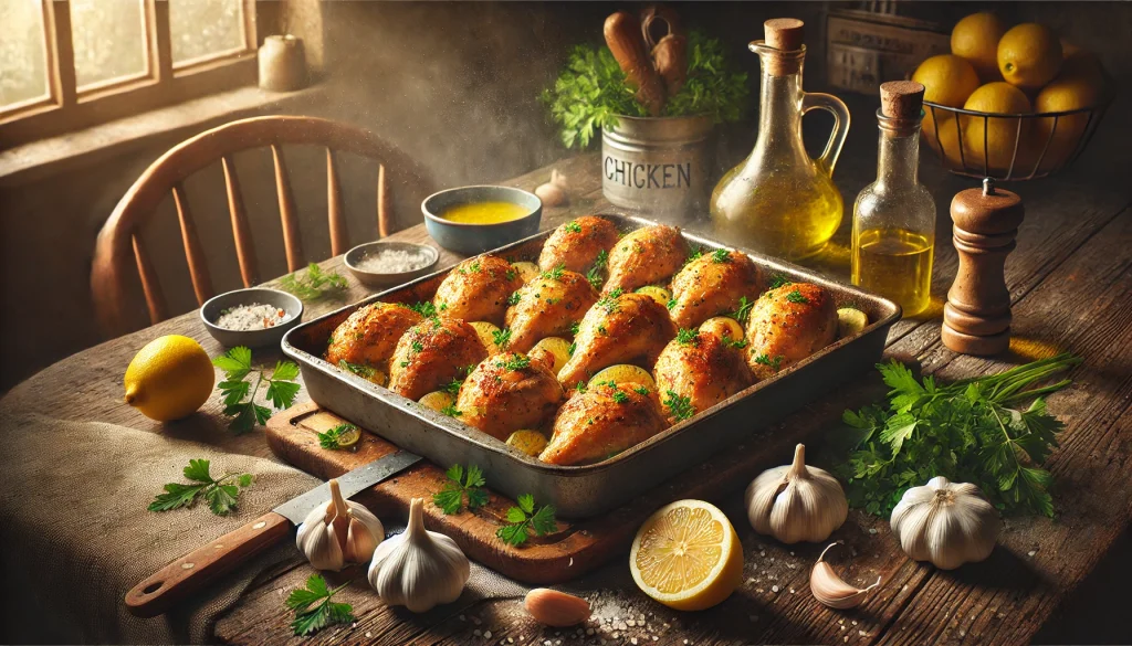 Robust Garlic Baked Chicken Recipe