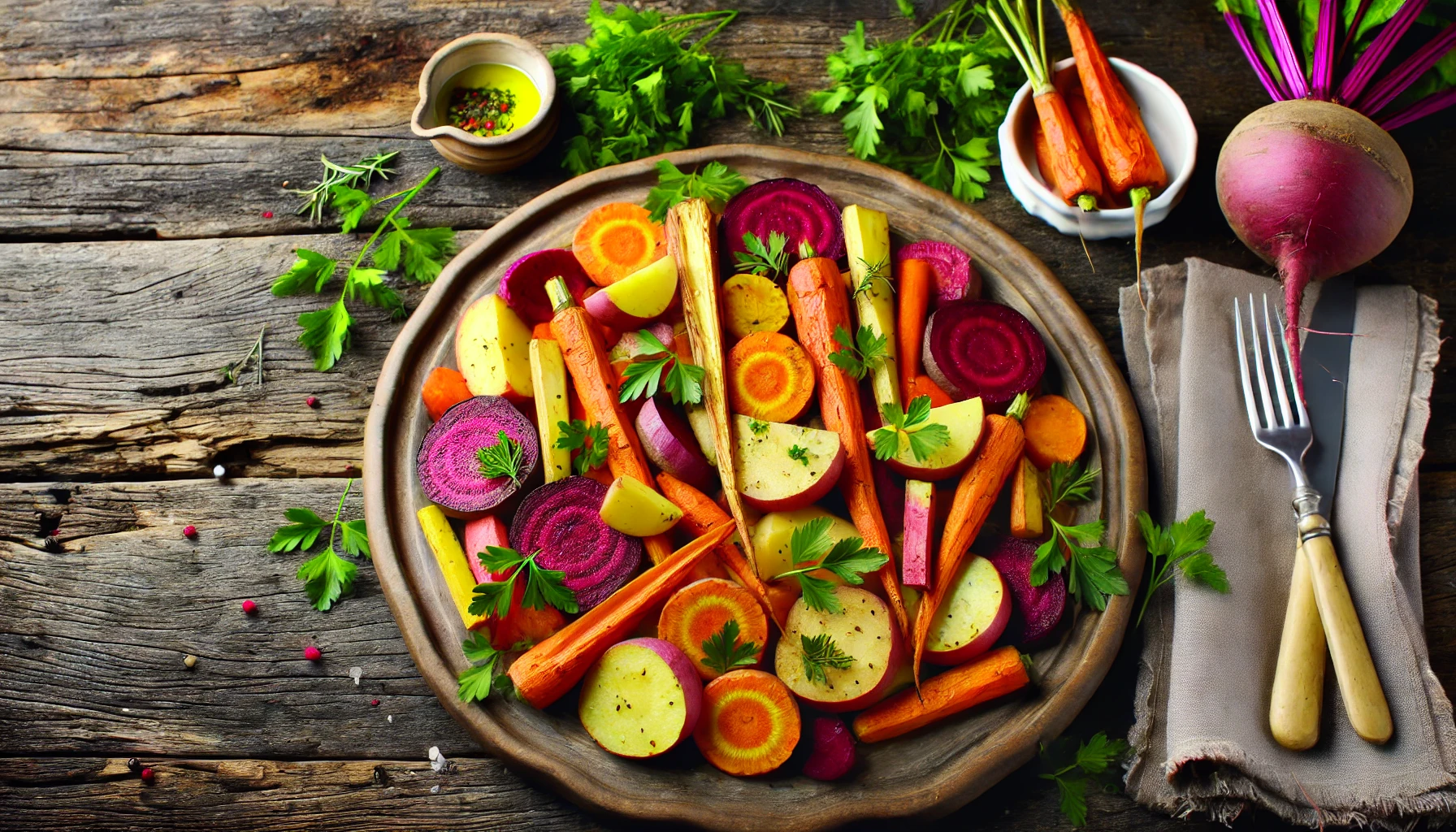 Seans Mommys Roasted Root Vegetables