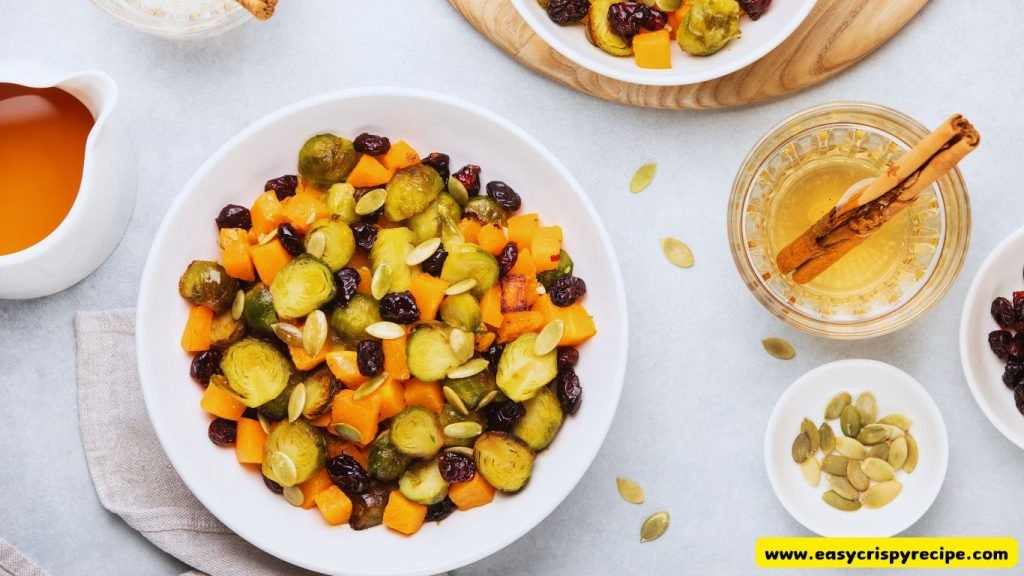 Sheet Pan Vegan Roasted Brussels Sprouts And Butternut Squash 1 Sheet Pan Vegan Roasted Brussels Sprouts And Butternut Squash Recipe