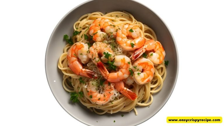 Shrimp Scampi With Tomatoes Pasta And Asparagus Recipe