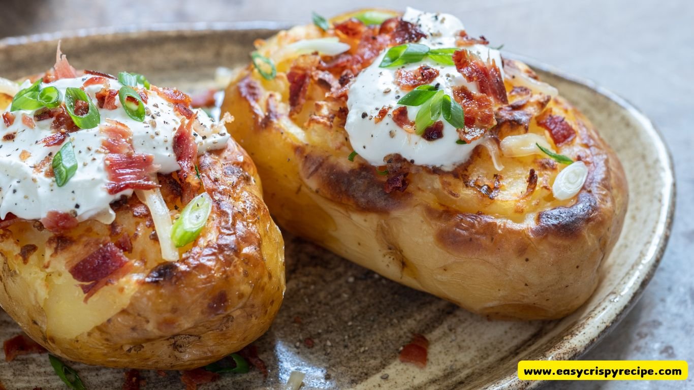Shrimp Stuffed Baked Potatoes Recipe