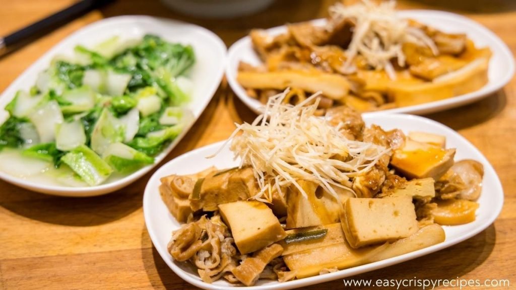 Cozy Simmered Kabocha Pumpkin & Fried Tofu Bowl 1 Simmered Kabocha Pumpkin