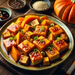 Simmered Kabocha Pumpkin and Tofu Recipe
