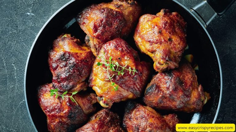 Skillet Crispy Chicken Thighs Recipe