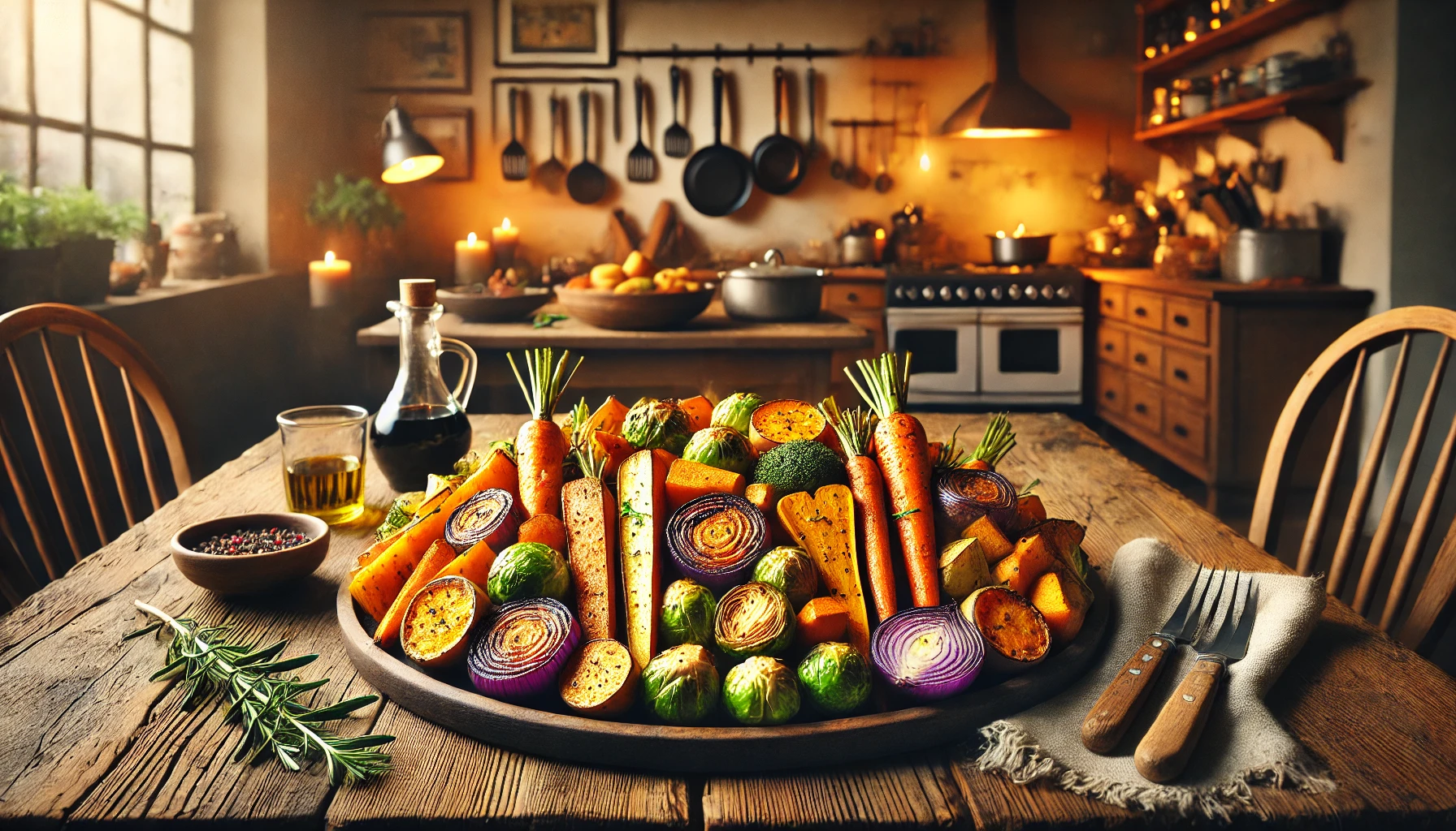 Slow Roasted Winter Vegetables