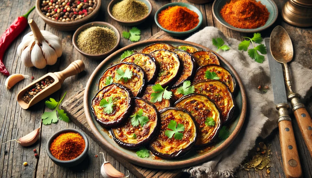 Spicy Roasted Eggplant Recipe