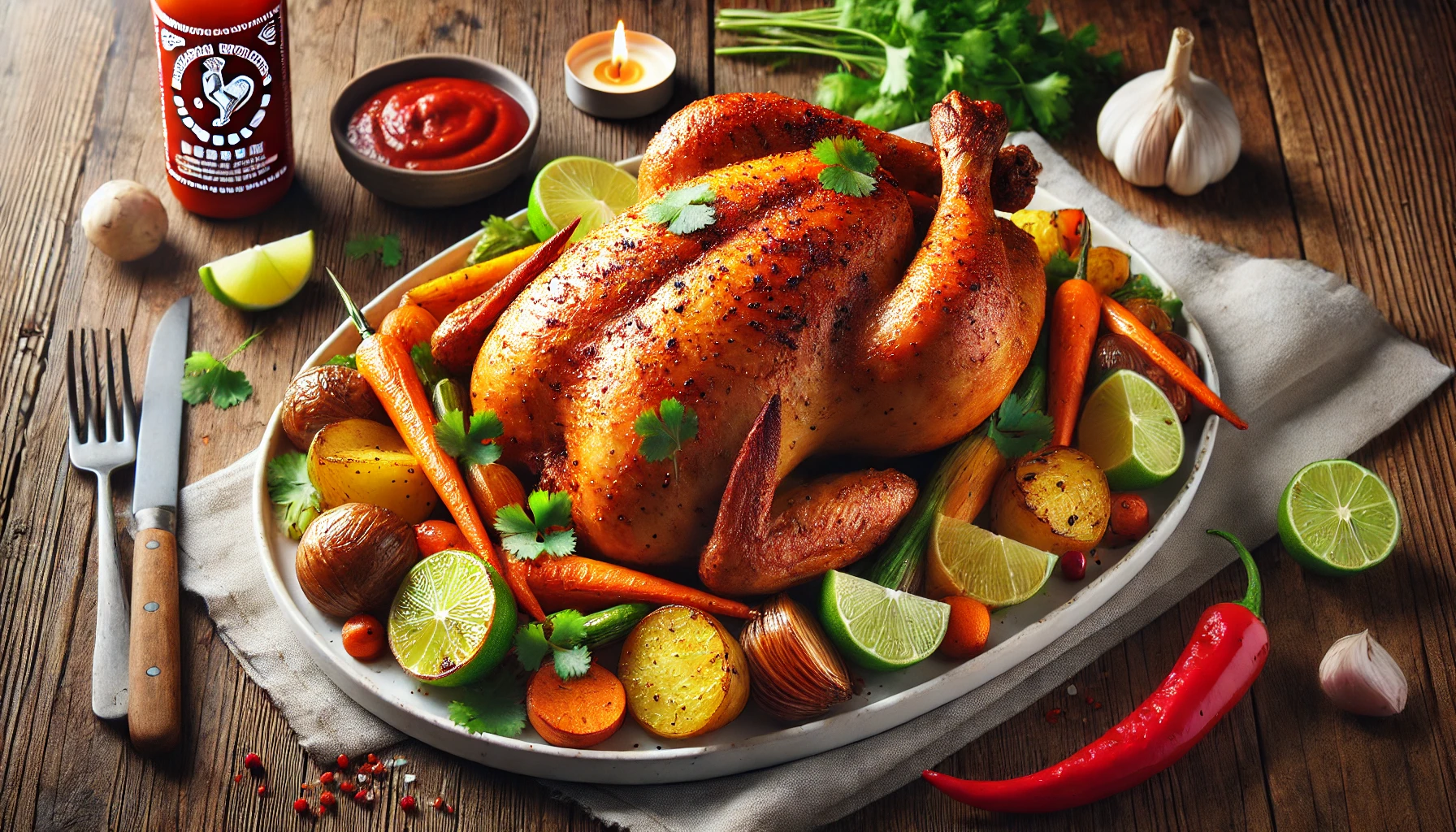 Sriracha Roasted Chicken