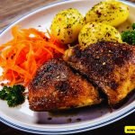 Stuffed Chicken Thighs with Roasted Potatoes and Carrots Recipe