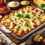 Three Cheese Baked Pasta Recipe