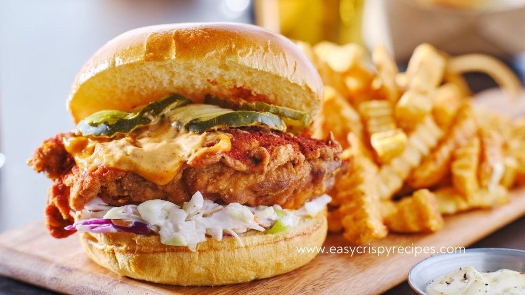 Two Handed Crispy Fried Chicken Sandwiches