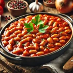 Vegetarian Baked Beans in Tomato Sauce Recipe